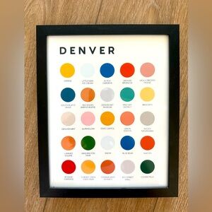 8x10 Denver Wall Art